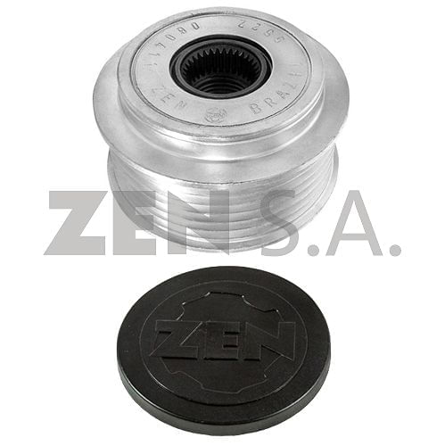 POLIA RODA LIVRE 7PK NISSAN FRONTIER 2.5 TURBO DIESEL 2005 ATE 2008 -ZEN5522