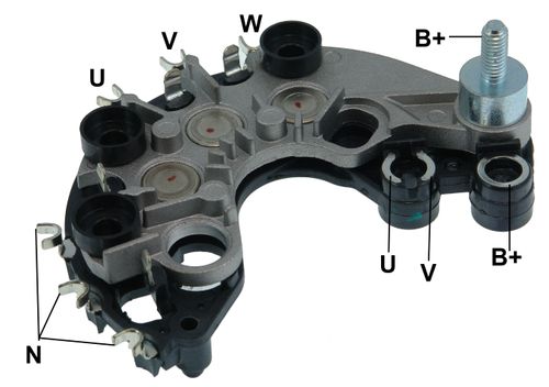 PLACA RETIFICADORA ALTERNADOR FORD KA FIESTA VALEO 120A  - GA1815