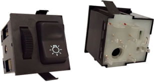 INTERRUPTOR LUZ MODERNO MERCEDES BENZ  COM REOSTATO 24V  - K3040105