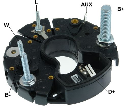 PLACA RETIFICADORA ALTERNADOR JI CASE TRATOR BOSCH 135A - GA1920