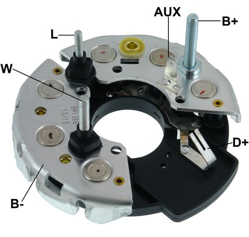 PLACA RETIFICADORA ALTERNADOR MF MB TOYOTA 95A - GA1366