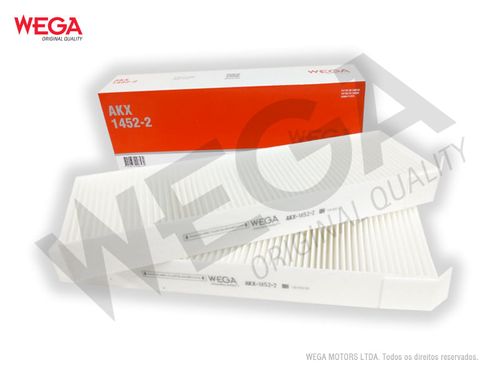 FILTRO CABINE AR CONDICIONADO PEUGEOT 208 - WEGA - AKX1452-2