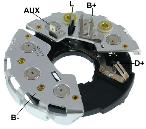 PLACA RETIFICADORA ALTERNADOR VW GOL / FORD ESCORT 65A - GA1277