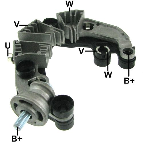 PLACA RETIFICADORA ALTERNADOR TOYOTA ETIOS 11.. VALEO 105A - GA1886