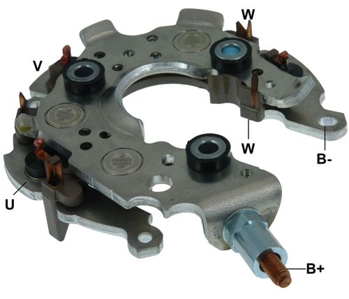PLACA RETIFICADORA ALTERNADOR HILUX PITBULL DENSO 120A - GA1308