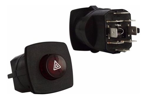 INTERRUPTOR ALERTA MERCEDES BENZ  CAMINHAO AO 87....REDONDO - K3805201