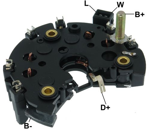 PLACA RETIFICADORA ALTERNADOR GOL GOLF PARATI BOSCH 90A - GA1852
