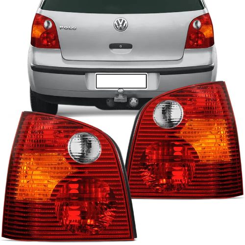 LANTERNA TRASEIRA POLO HATCH 03/07 TRICOLOR LADO ESQUERDO  - CF3371.40