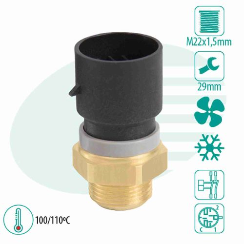 SENSOR TEMPERATURA RADIADOR (CEBOLÃO)  ASTRA 110(761100/110) - IG301.0461-100/110