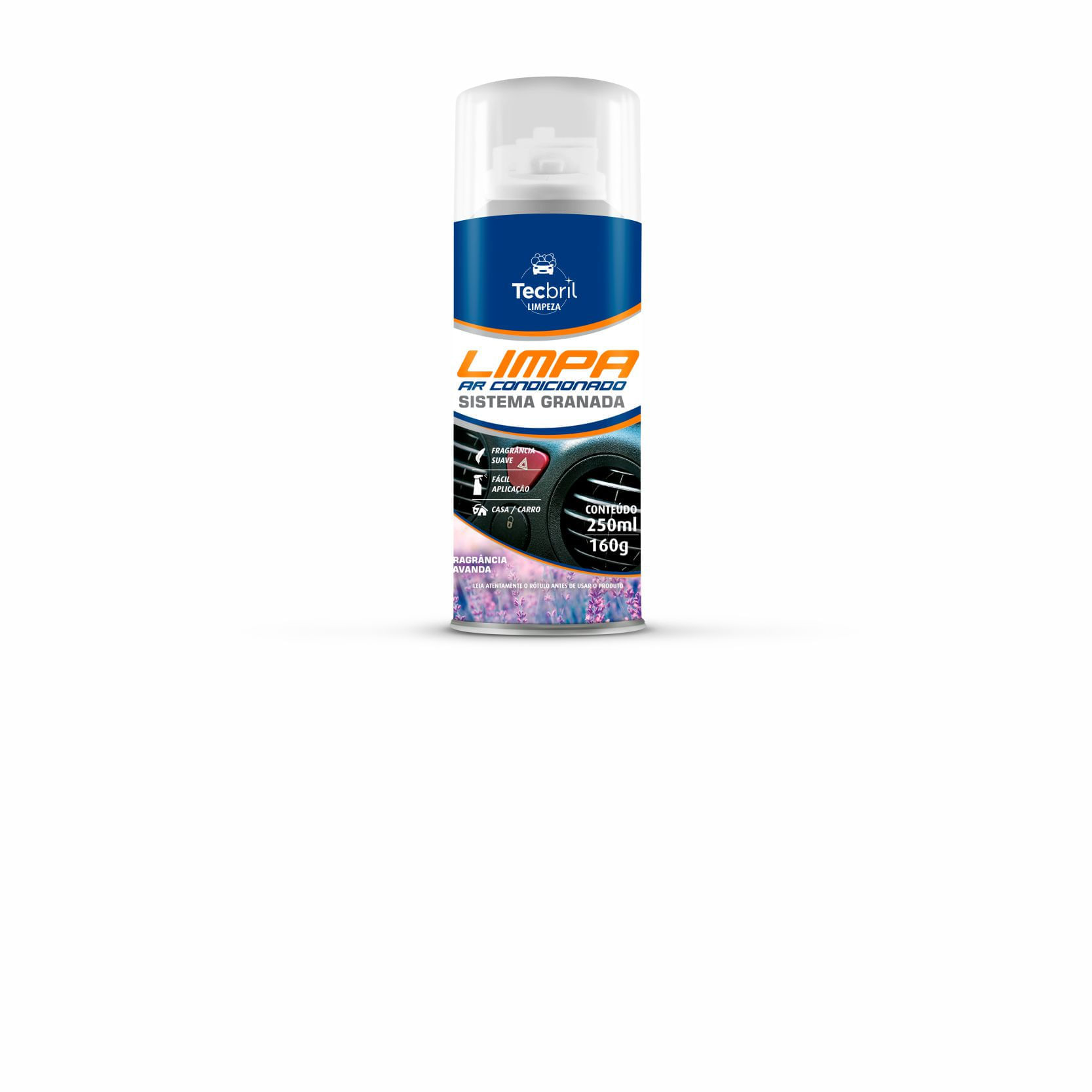 Limpa Ar Condicionado Granada Lavanda 250ML / 160GR Tecbril