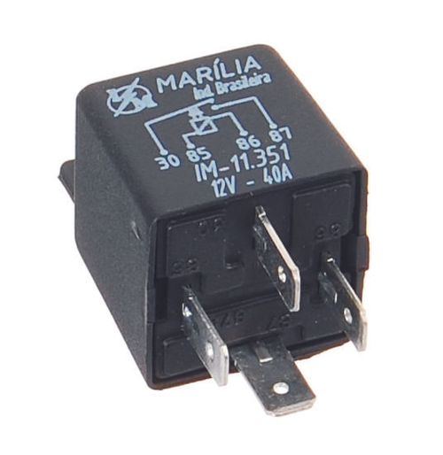 RELE AUXILIAR 12V 40A 4 TERMINAL INAIS - IM11351