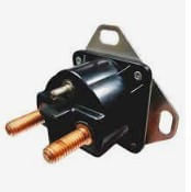RELÉ AUXILIAR DE PARTIDA FORD 12V.  COM SUPORTE 03 BORNES- DNI8188