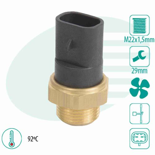 SENSOR TEMPERATURA RADIADOR (CEBOLÃO)  PALIO SIENA 2P - IG301.0426-92