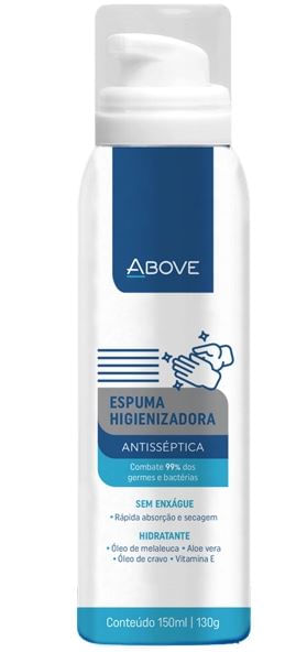 ESPUMA ABOVE HIGIENIZADORA  150ML 130G - TCB610.0133