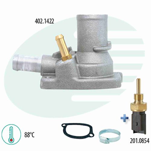 VALVULA TERMOSTATICA E SENSOR (COMBINADO)PALIO EVO 1.0 1.4 12... - IG601.3034-88