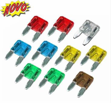 FUSIVEL MINI  LAMINA  UNIV KIT EMER. COM 10 PÇS - DNI317000