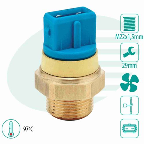 SENSOR TEMPERATURA RADIADOR (CEBOLÃO)  PEUGEOT 206 S/AR - IG301.0523-97