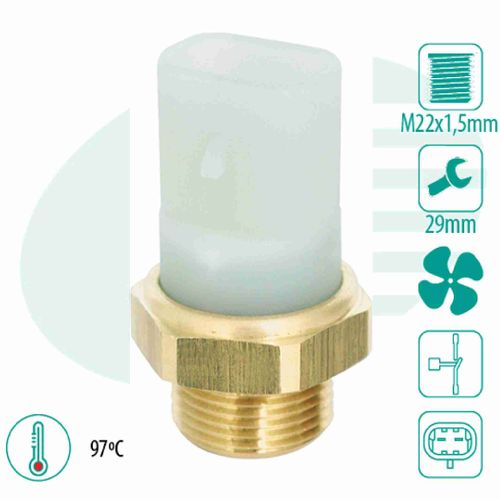 SENSOR TEMPERATURA RADIADOR (CEBOLÃO)  S-10/BLAZER  - IG301.0446-97