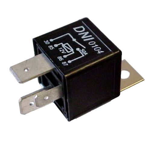 RELE AUXILIAR UNIVERSAL  50A 12V C/SUP PINO GDE - DNI0104