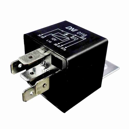 RELE AUXILIAR UNIVERSAL 5 SAIDAS 12V C/SUPORT - DNI0116