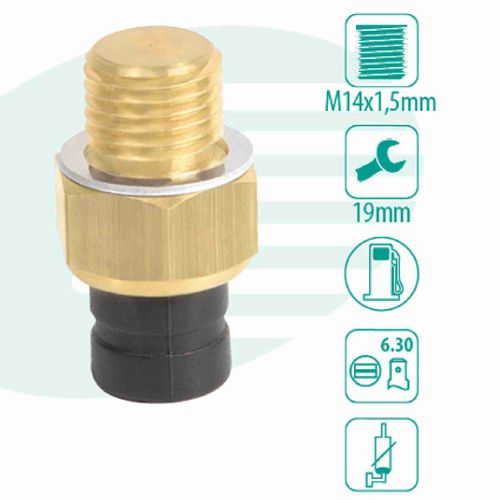 SENSOR TEMPERATURA FRIO FIAT TDS 15 GAS (3040) - IG204.4008
