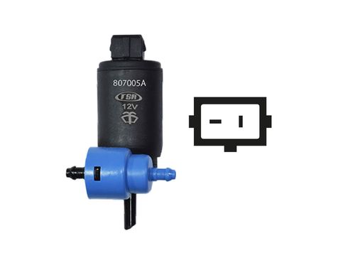 BOMBA LAVADOR PARABRISA 2 SAIDAS GOL PARATI SAVEIRO 12V - TSA807005A