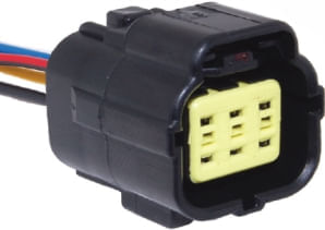 CONECTOR 6 VIAS SERIE J PORTA FEMEA   - TC1061086