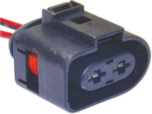 CONECTOR REPARO  6,3MM VW (PORTA FEMEA) 2 VIAS  - TC1021161