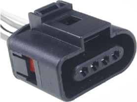 CONECTOR REPARO 4 VIAS TEMPERATURA AR GOL  - TC1041080