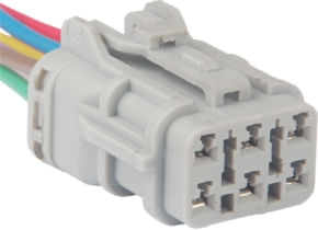 CONECTOR 6 VIAS PARA  FLANGE  - TC1061467