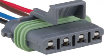 CONECTOR INJECAO LETRONICA (PORTA FEMEA) 4VIAS  - TC1041172