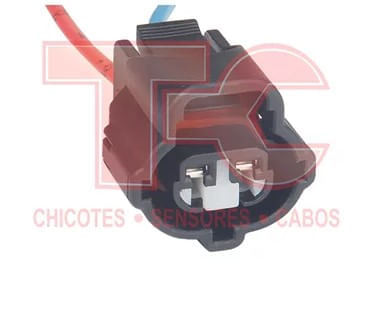 CONECTOR BICO INJETOR NIPPODENSO SENSOR TEMPERATURA TOYOTA HILUX 2VIAS - TC1021891
