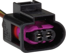 CONECTOR 2 VIAS REGULADOR VOLANTE E BUZINA LINHA VW  - TC1021178