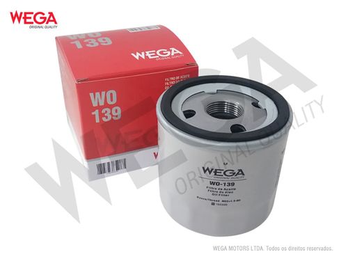 FILTRO OLEO GM ONIX 1.0 2019..TRACKER 1.0 1.2 2020... WEGA- WO139