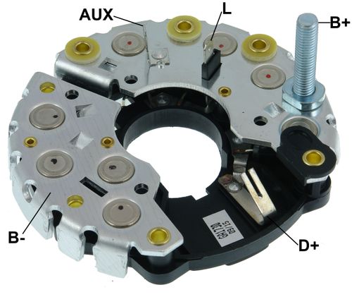 PLACA RETIFICADORA ALTERNADOR FORD FIAT BOSCH 115A - GA1730