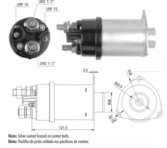 AUTOMATICO RELE MOTOR PARTIDA DELCO 42MT 24V  - ZM462