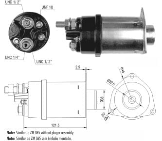 AUTOMATICO RELE MOTOR PARTIDA DELCO 41MT 12V  - ZM465