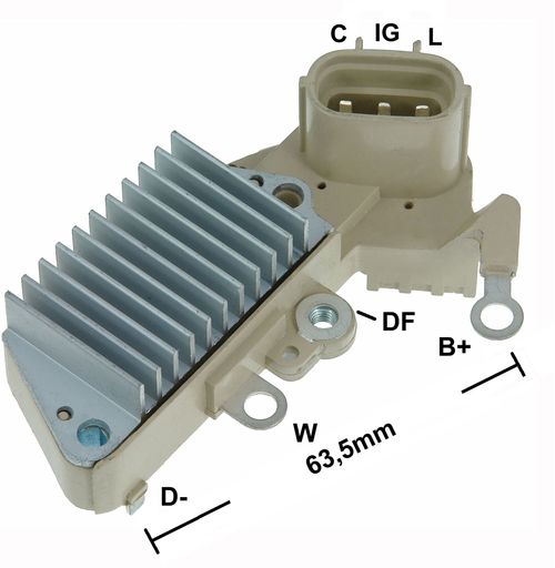 REGULADOR ALTERNADOR HONDA ACURA IZUS DENSO 14V - GA850