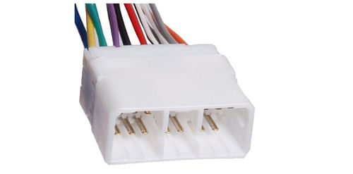 CONECTOR SOM RADIO 14V SEM TERMINAL HYUNDAY /SUBARU - ETE7613