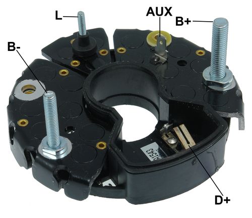 PLACA RETIFICADORA ALTERNADOR VOLVO SCANIA BOSCH 105A - GA1543