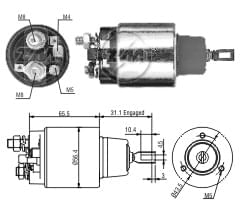 AUTOMATICO RELE MOTOR PARTIDA BOSCH MB SL-CLASS 12V - ZM772