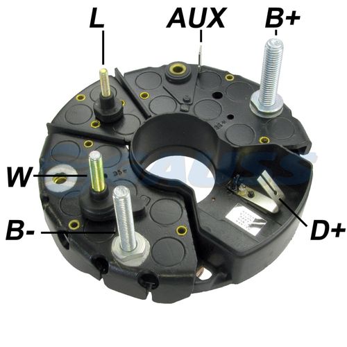 PLACA RETIFICADORA ALTERNADOR SCANIA VOLVO MB BOSCH 140A - GA1959