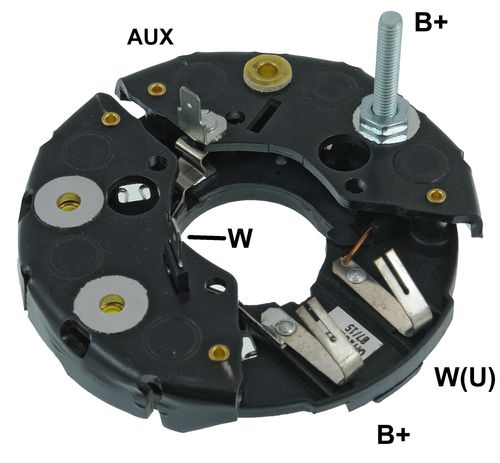 PLACA RETIFICADORA ALTERNADOR TRATOR JOHN DEERE 70A   - GA1027