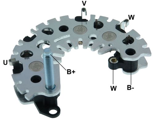 PLACA RETIFICADORA ALTERNADOR FIAT BRAVA DUCATO MARELLI120A - GA1306