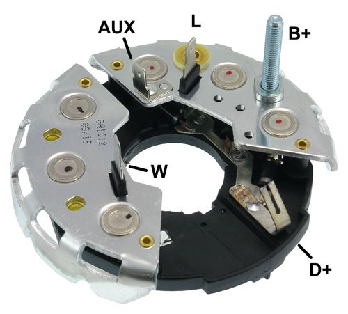 PLACA RETIFICADORA ALTERNADOR FORD F1000 MAXION / MB 70A - GA1012