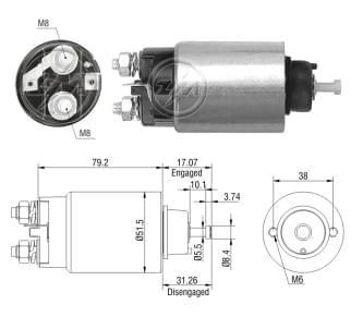 AUTOMATICO RELE MOTOR PARTIDA VISTEON EXPLOER-RANGERS 12V - ZM4760
