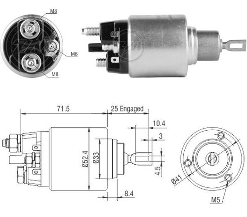 AUTOMATICO MOTOR PARTIDA MERCEDES SPRINTER -ZM - ZM7382