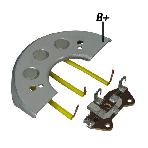 PLACA RETIFICADORA ALTERNADOR C/ DIODO MB SCANIA 55A - GA1003