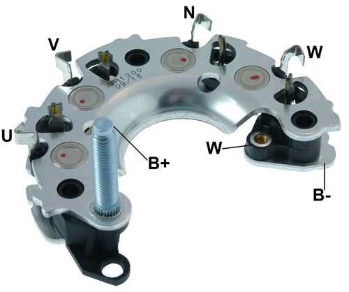PLACA RETIFICADORA ALTERNADOR FIAT PALIO PUNTO MARELLI 95A - GA1300