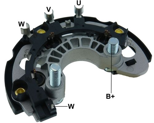 PLACA RETIFICADORA ALTERNADOR GM S10..12 CRUZE 12..DELCO 6X50A - GA1757